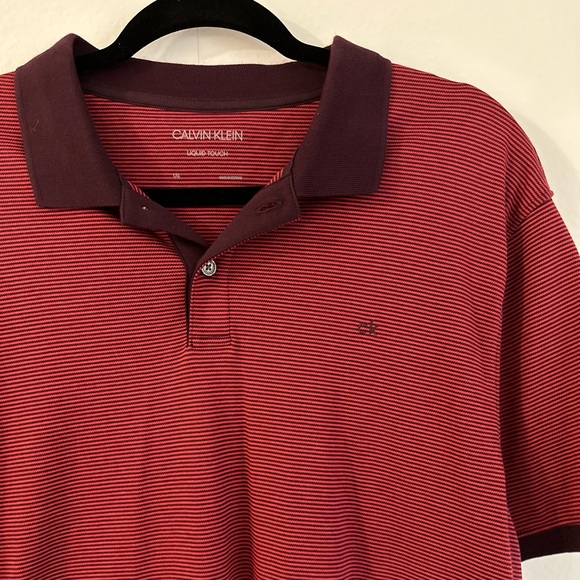 Calvin Klein Red Polo - Picture 1 of 4